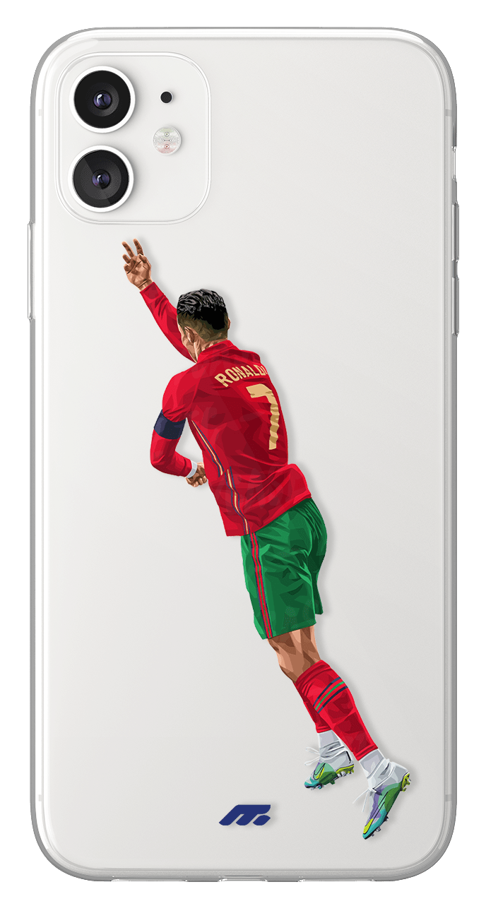 Coque de Cristiano Ronaldo avec Portugal, Etui de téléphone de Football