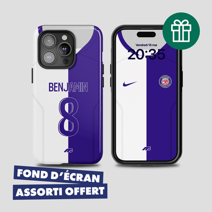 Coque Toulouse FC football personnalisable pour téléphone