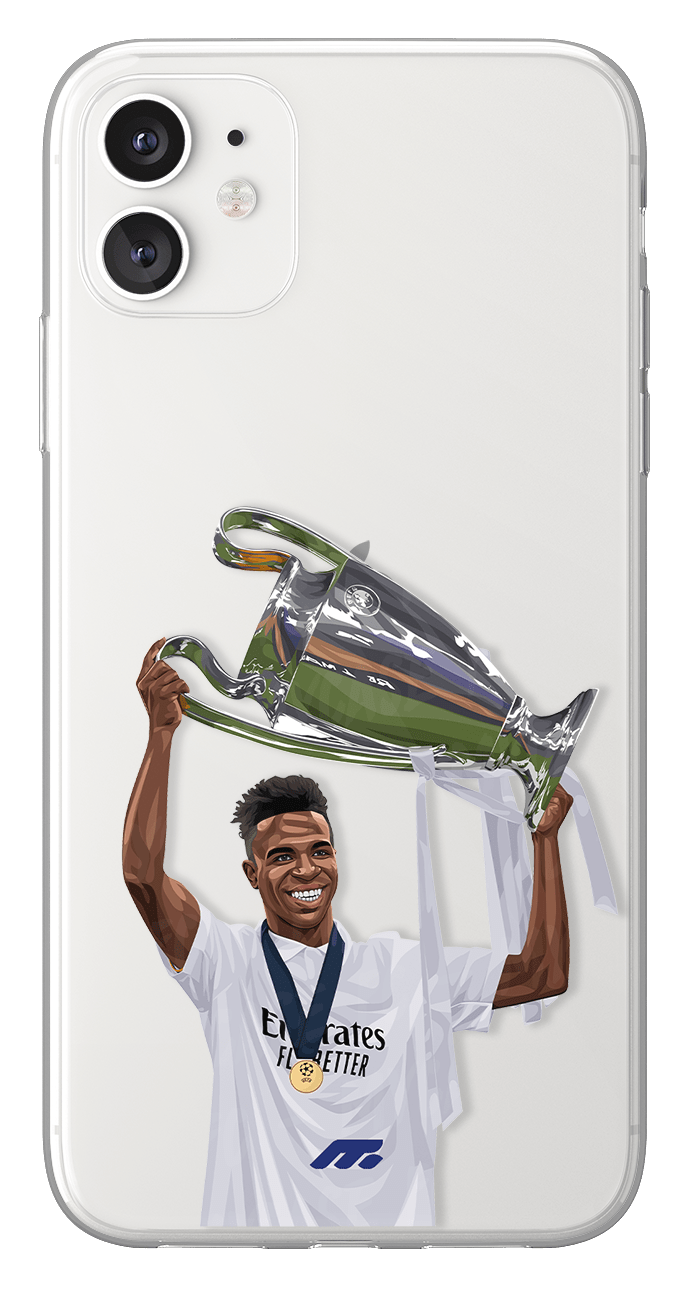 Coque de Vinicius Jr avec Real Madrid CF, Etui de téléphone de Football