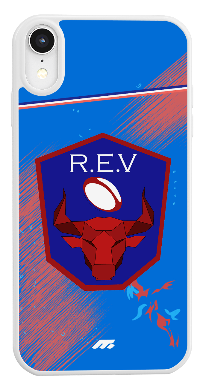 Coque de téléphone RUGBY ÉCOLE VENDARGUES DOMICILE AVEC LOGO