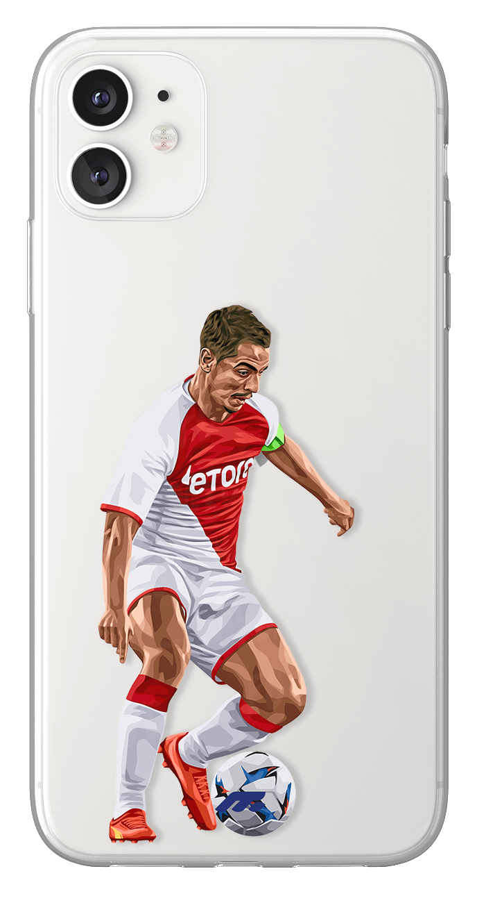 Coque de Wissam Ben Yedder avec AS Monaco, Etui de téléphone de Football