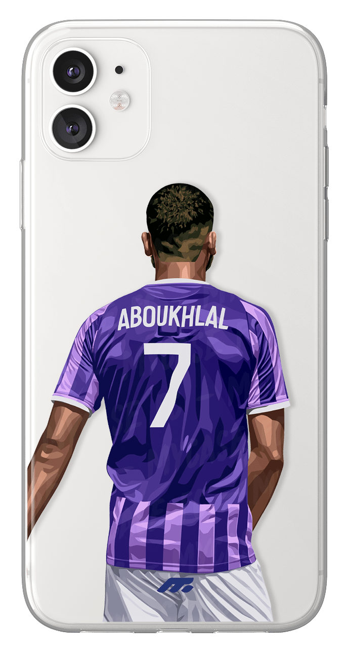 Coque de Aboukhlal avec Toulouse FC, Etui de téléphone de Football