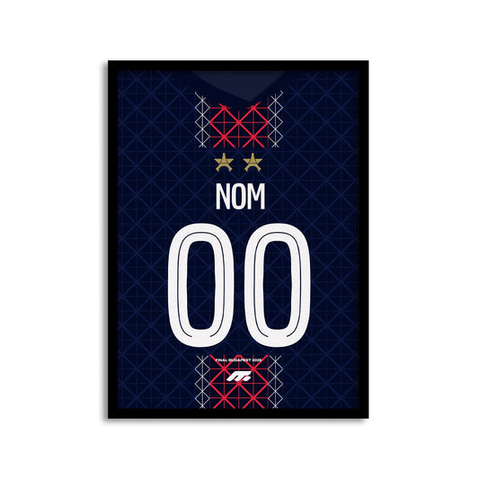 Affiche Paris Saint-Germain football personnalisable à imprimer