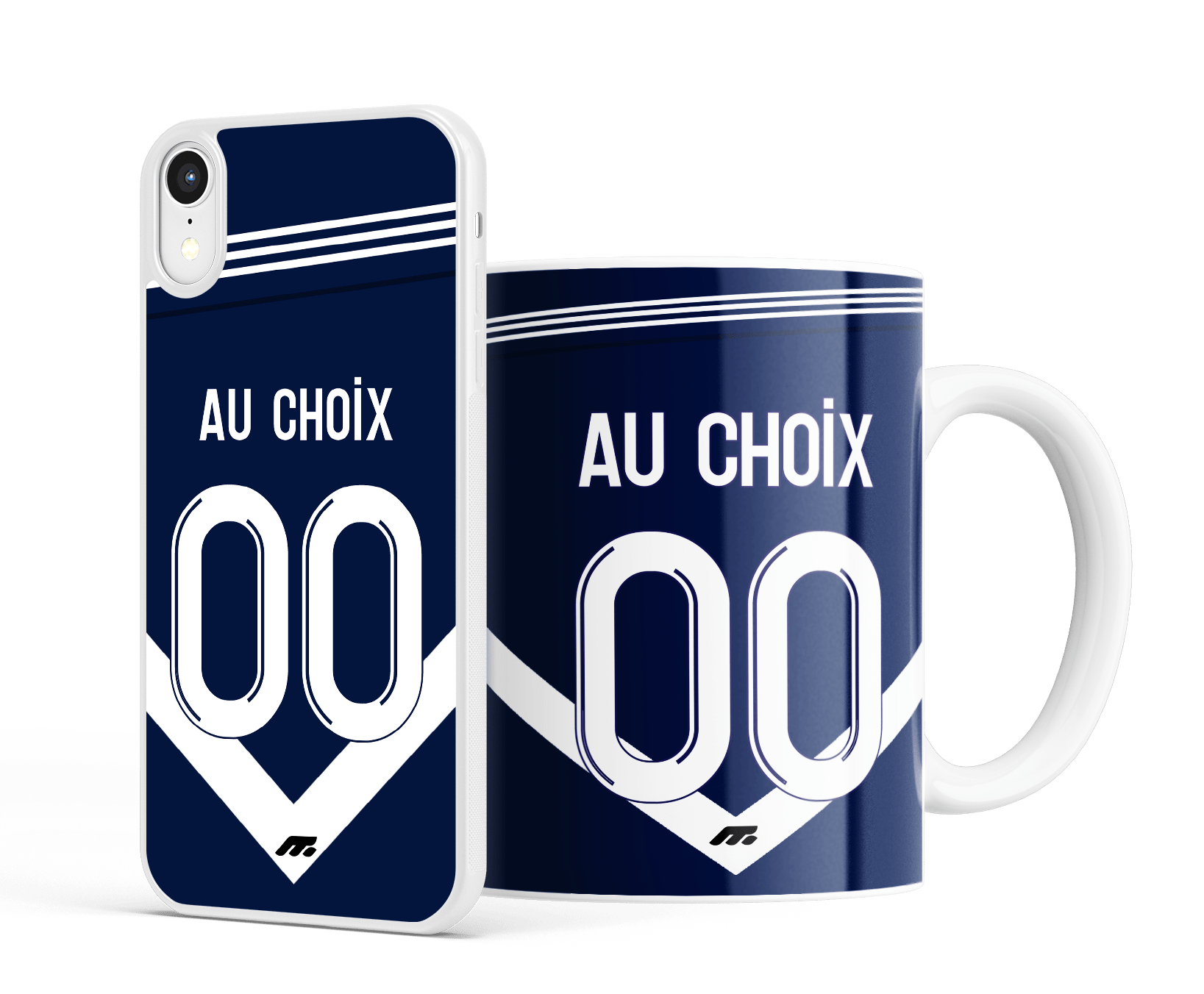 Coque Girondins de Bordeaux personnalisée pour téléphone iPhone et Samsung