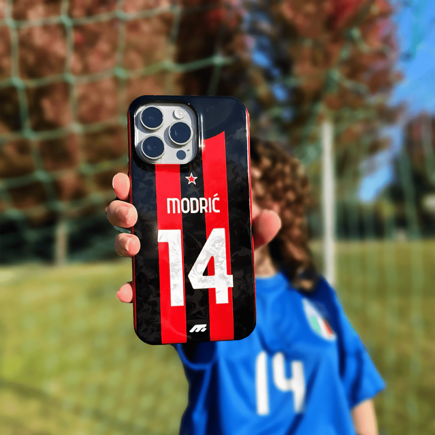 Coque de téléphone Ac Milano personnalisé de football