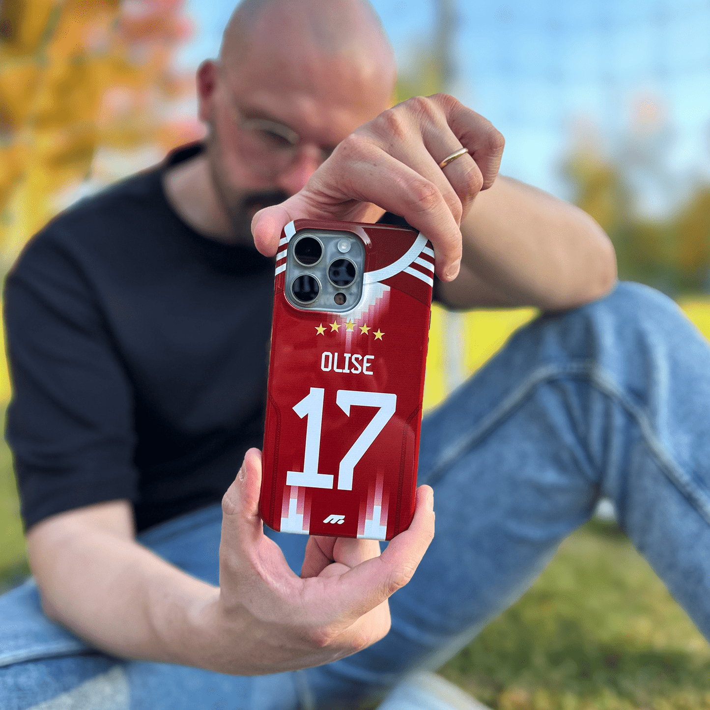 Coque de téléphone Bayern Munich personnalisé de football