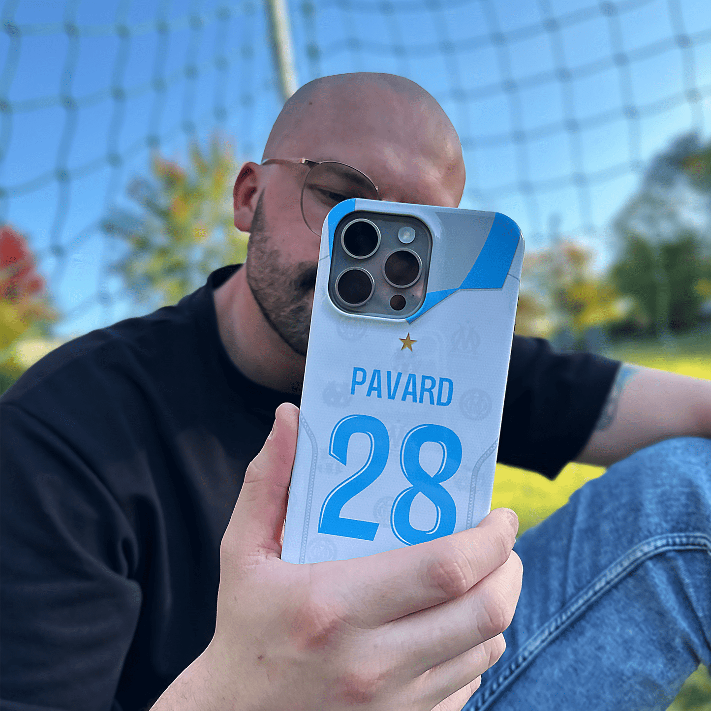 Coque de téléphone Olympique De Marseille personnalisé de football