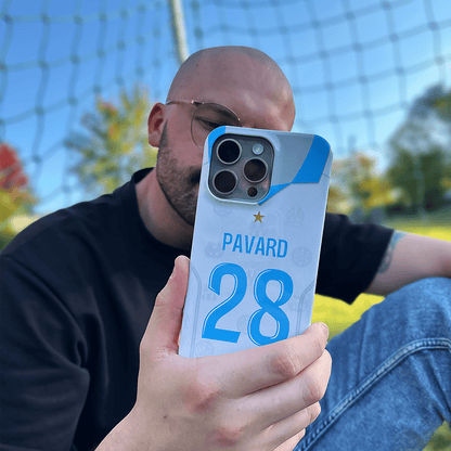 Coque de téléphone Olympique De Marseille personnalisé de football
