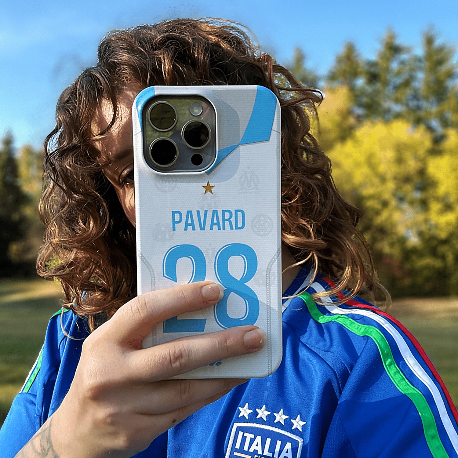 Coque de téléphone Olympique De Marseille personnalisé de football