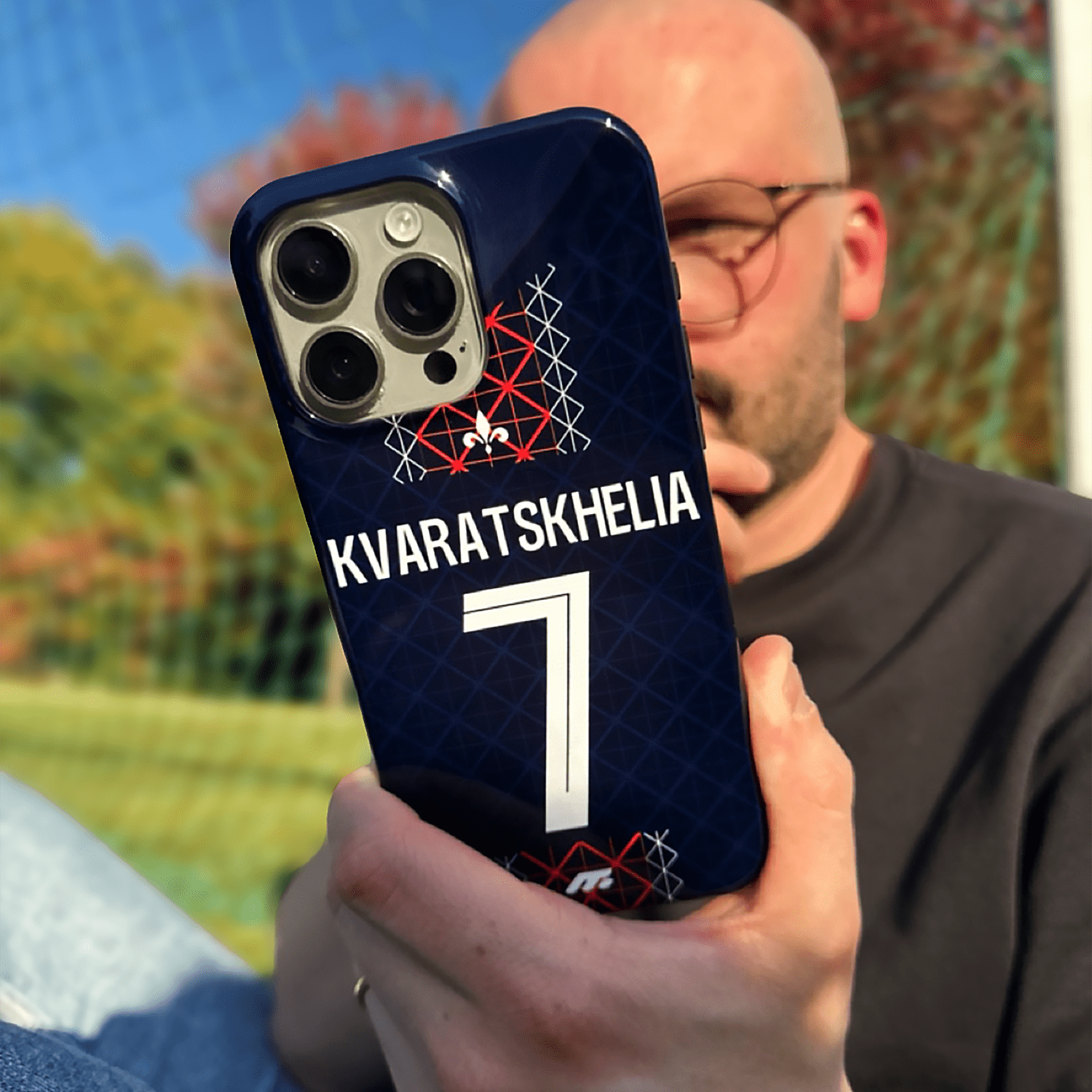 Coque de téléphone Paris Saint-Germain personnalisé de football