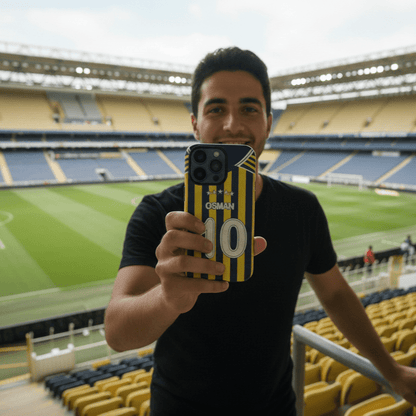 Coque de téléphone Fenerbahce personnalisé de football