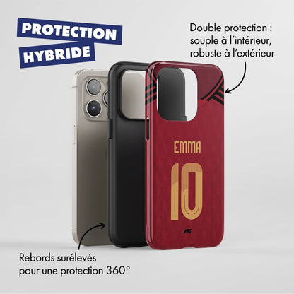 Coque  Belgique football personnalisable pour téléphone