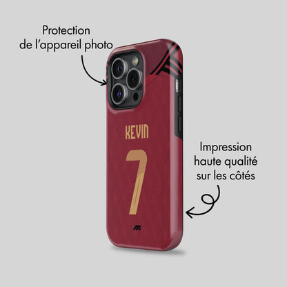 Coque  Belgique football personnalisable pour téléphone