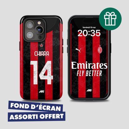 Coque AC Milan football personnalisable pour téléphone 