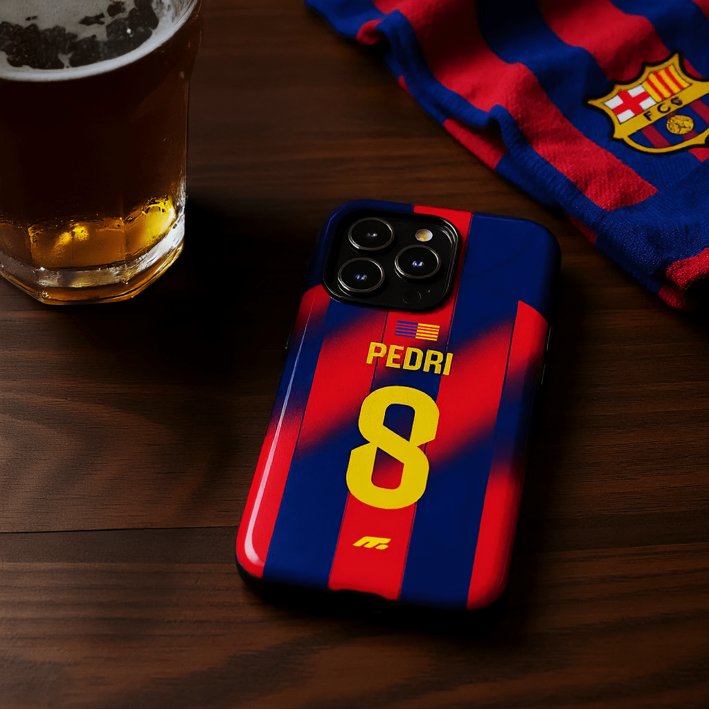 Coque FC Barcelone football personnalisable