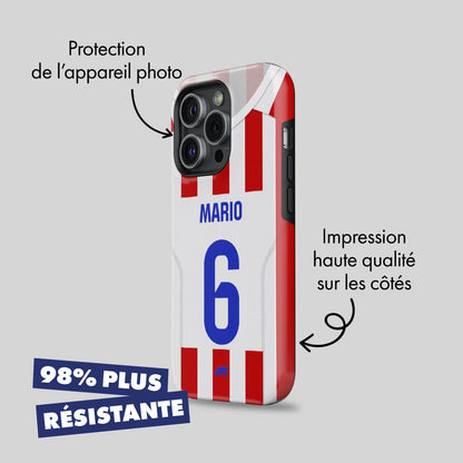 Coque Atletico Madrid personnalisable