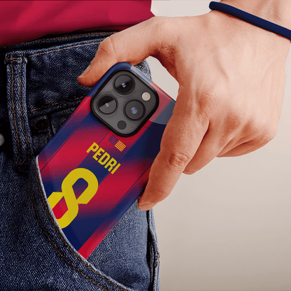 Coque FC Barcelone football personnalisable