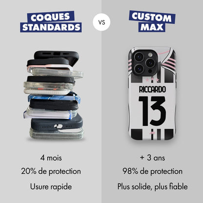 Coque Juventus Turin football personnalisable pour téléphone 