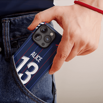 Coque Olympique Lyonnais football personnalisable pour téléphone