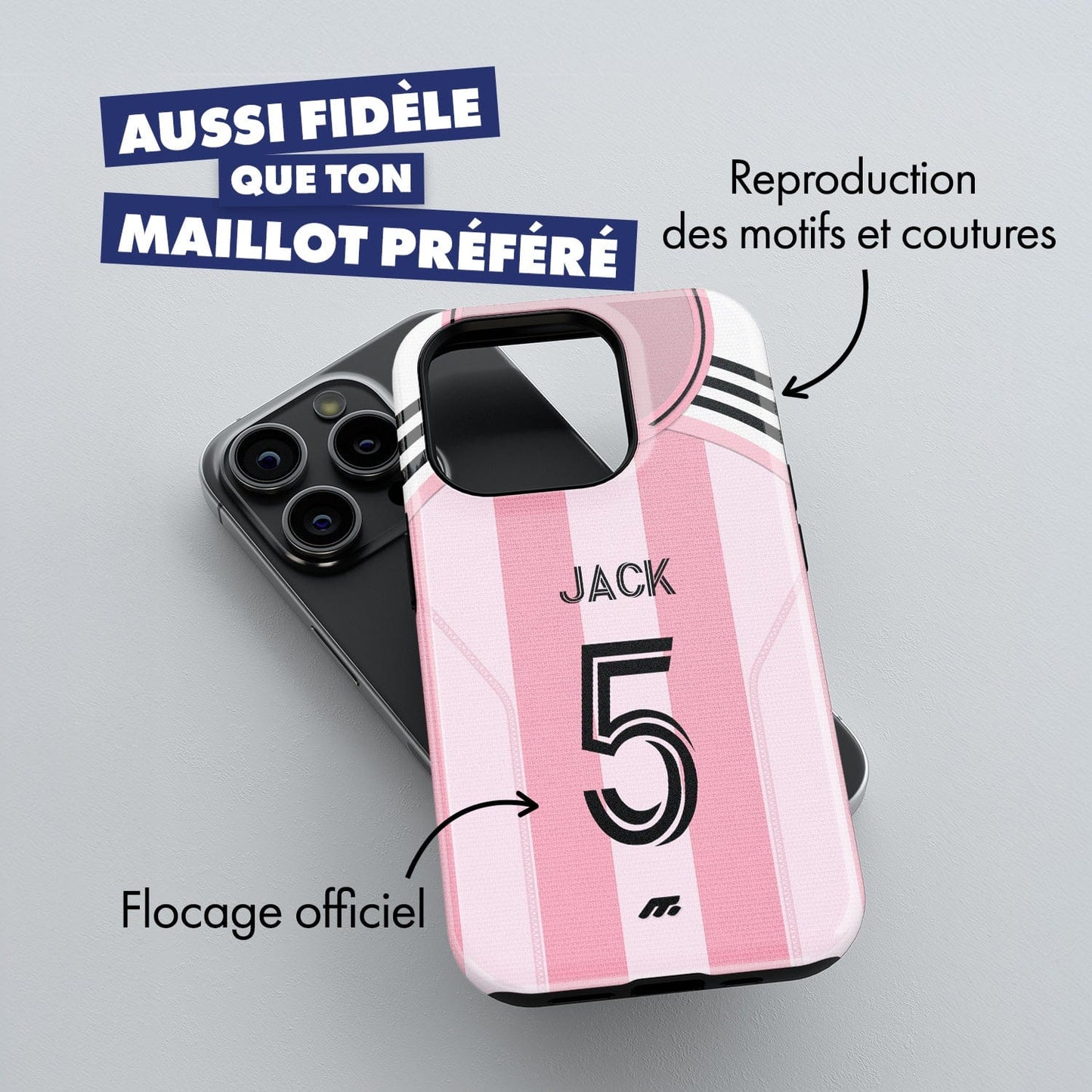 Coque INTER MIAMI football personnalisable