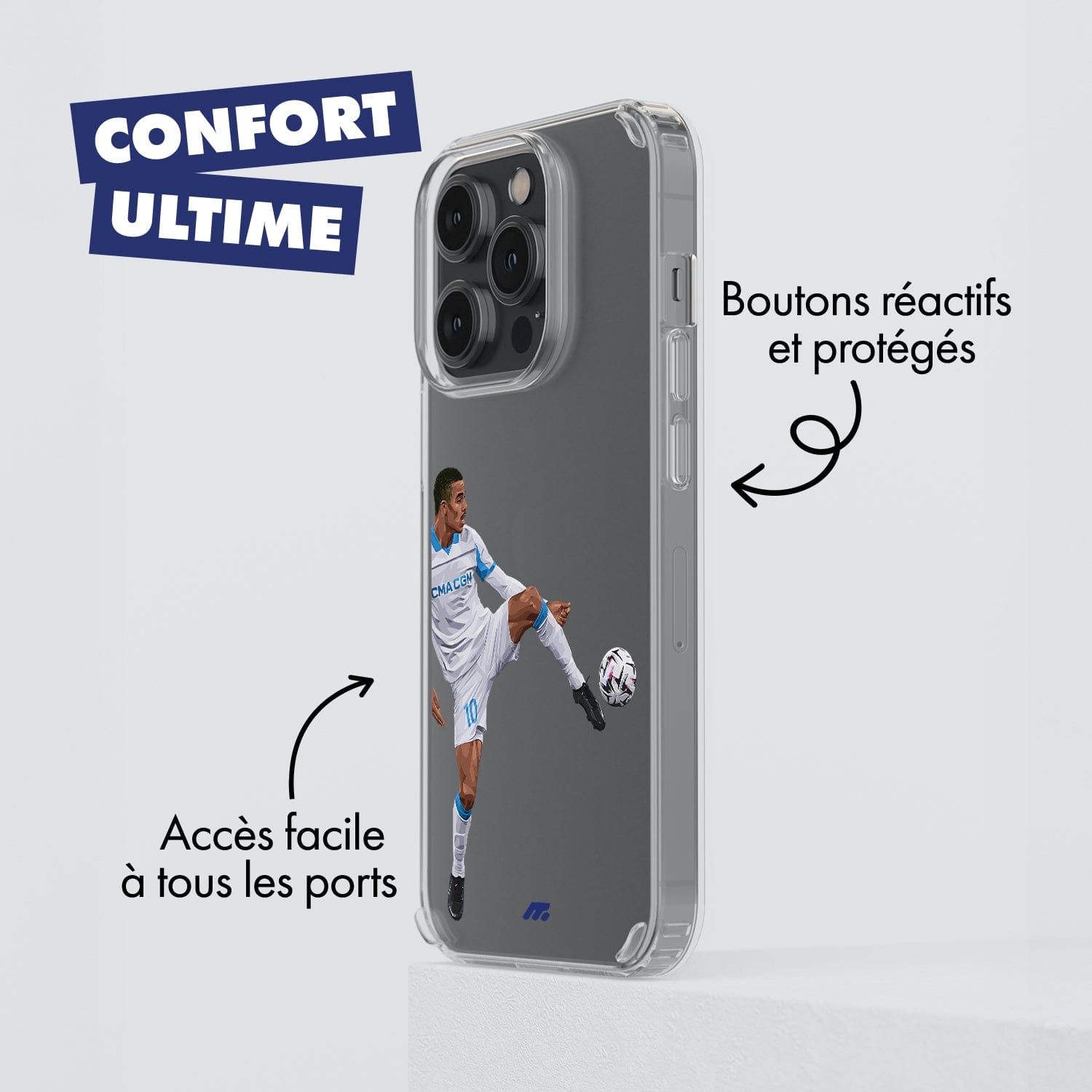 Coque Mason Greenwood de Football Olympique de Marseille