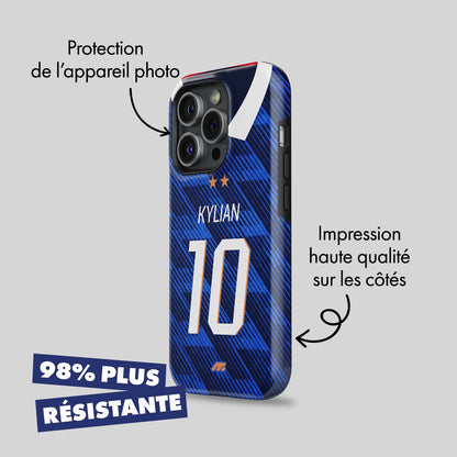 Coque de téléphone Equipe De France personnalisé de football