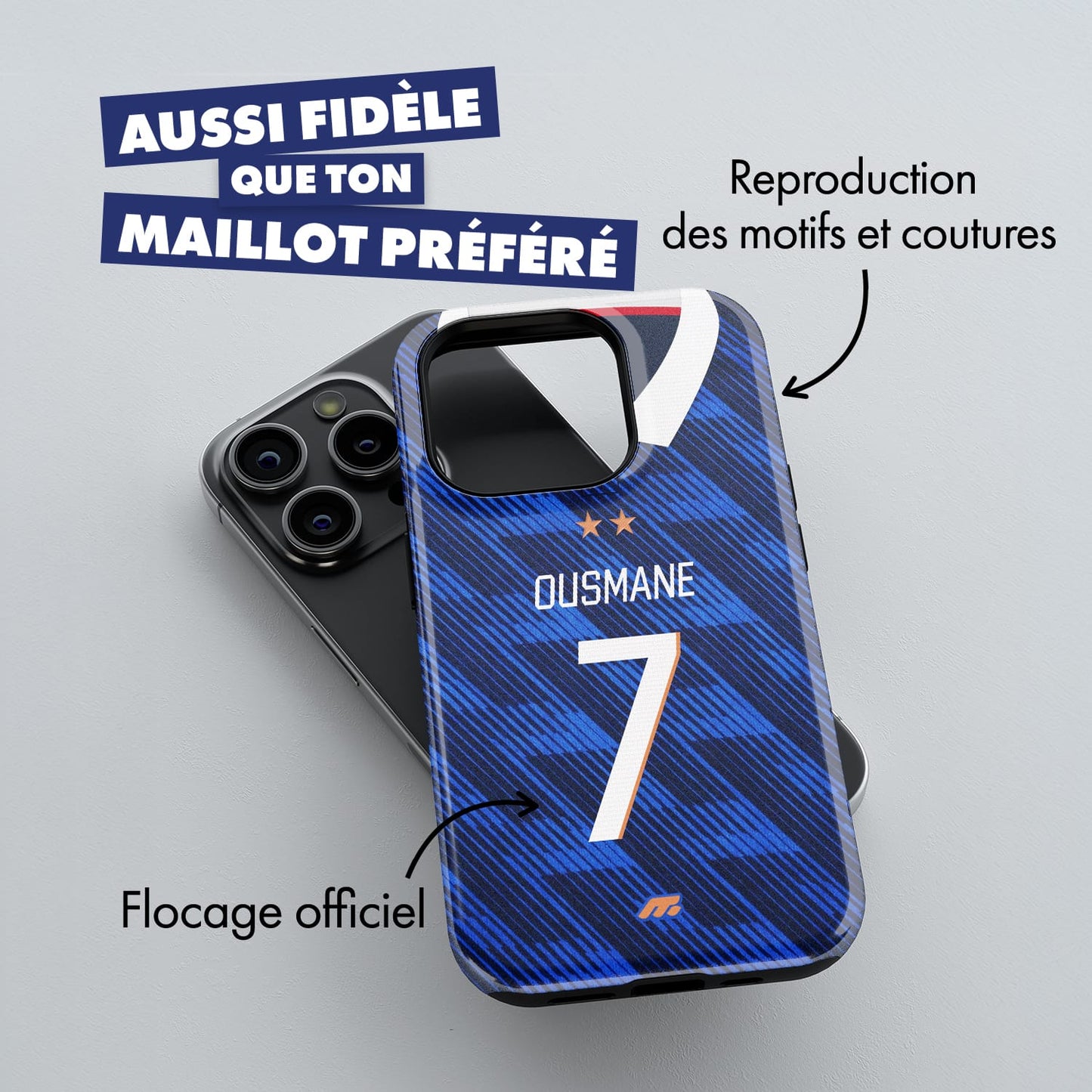 Coque de téléphone Equipe De France personnalisé de football