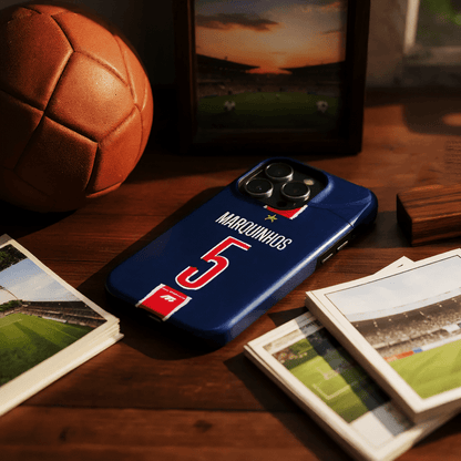 Coque PSG football personnalisable pour téléphone