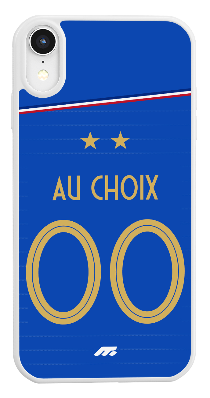 Coque Equipe de France football personnalisable pour téléphone 