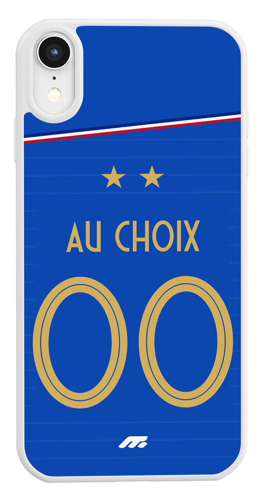 Coque Equipe de France football personnalisable pour téléphone 