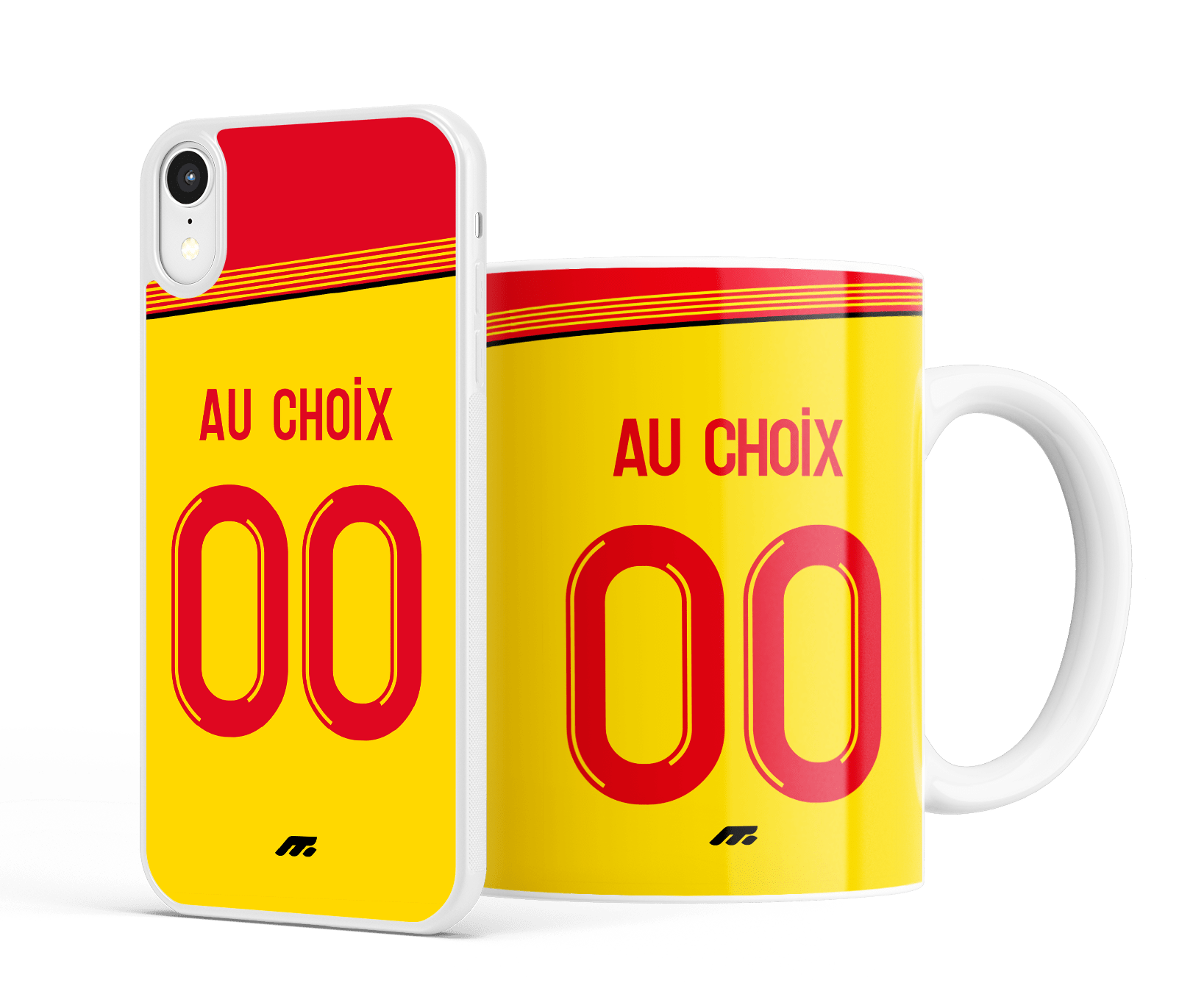 Coque Racing Club de Lens personnalisée pour téléphone iPhone et Samsung