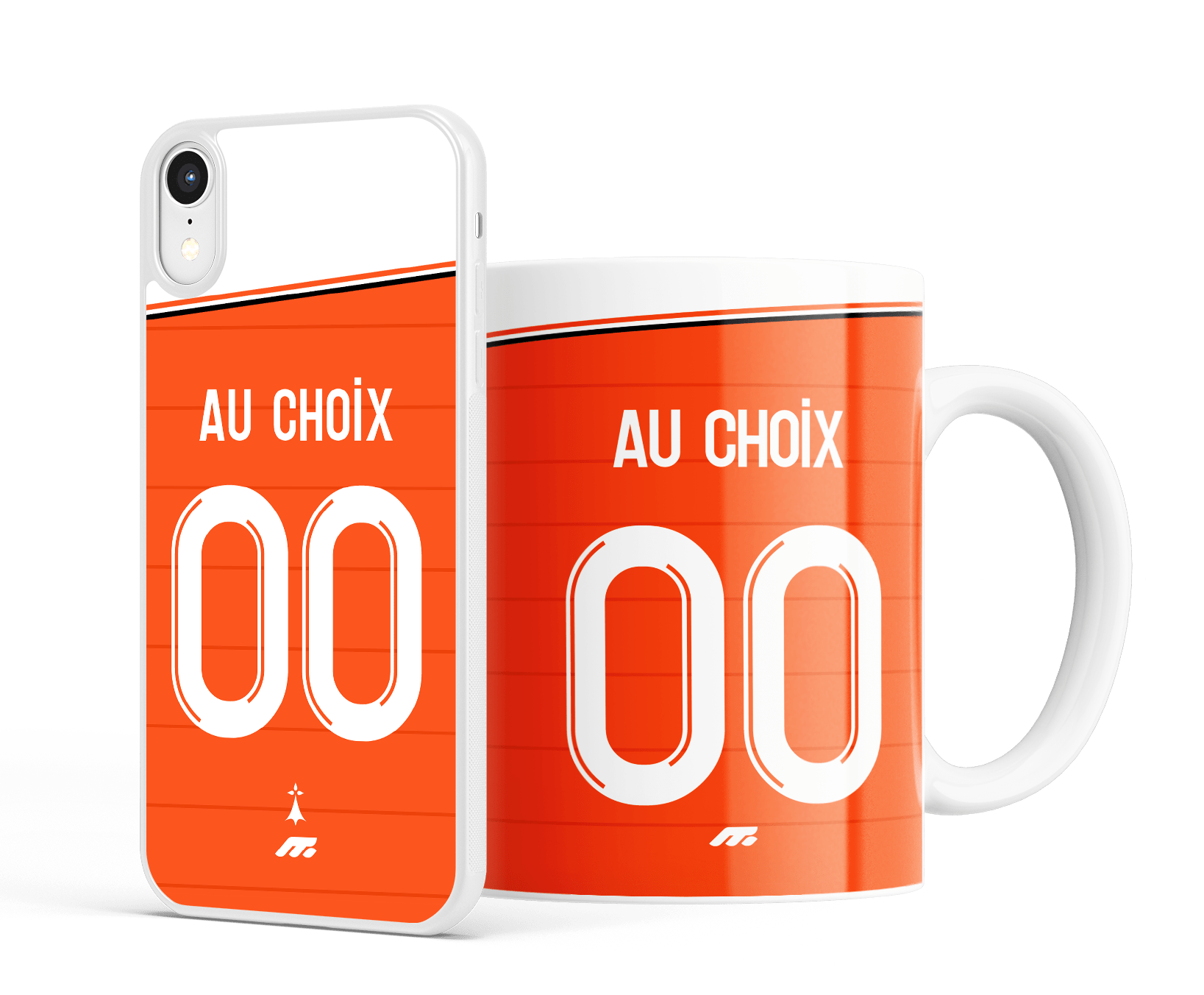 Coque FC Lorient personnalisée pour téléphone iPhone et Samsung