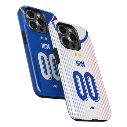 Coque Equipe de France football personnalisable pour téléphone 