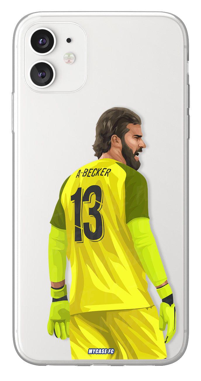 Coque de Alisson Becker avec Liverpool Football Club, Etui de téléphone de Football