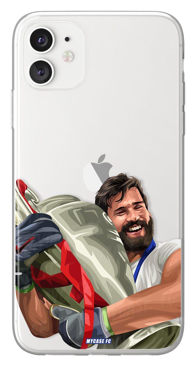 Coque de Alisson Becker avec Liverpool Football Club, Etui de téléphone de Football