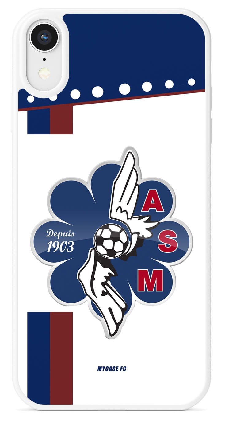 Coque de téléphone AS MURET FOOTBALL EXTERIEURE AVEC LOGO