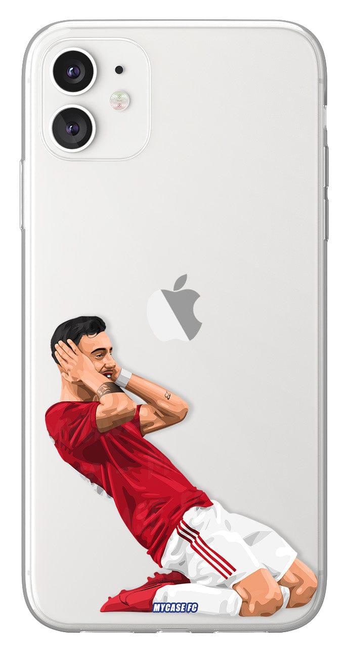 Coque de Bruno Fernandes avec Manchester United, Etui de téléphone de Football