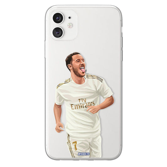 Coque Eden Hazard de Football Real Madrid CF