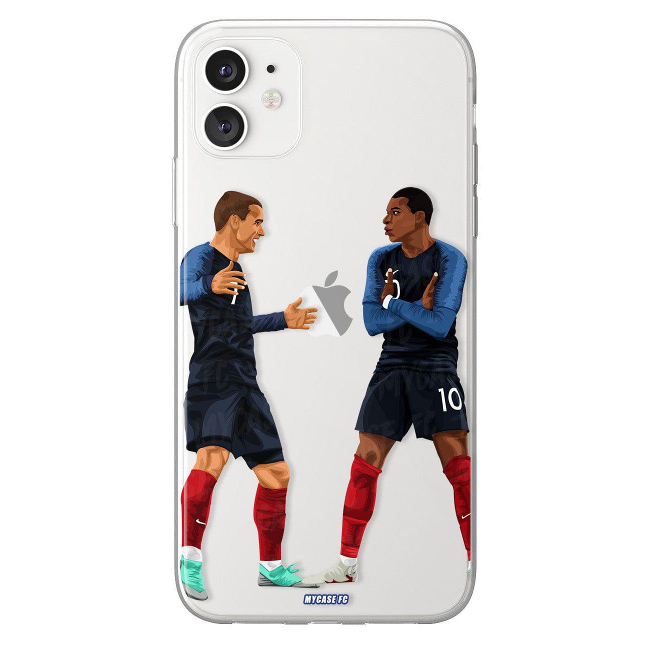 Coque de Grizou & Kylian avec Equipe de France, Etui de téléphone de Football