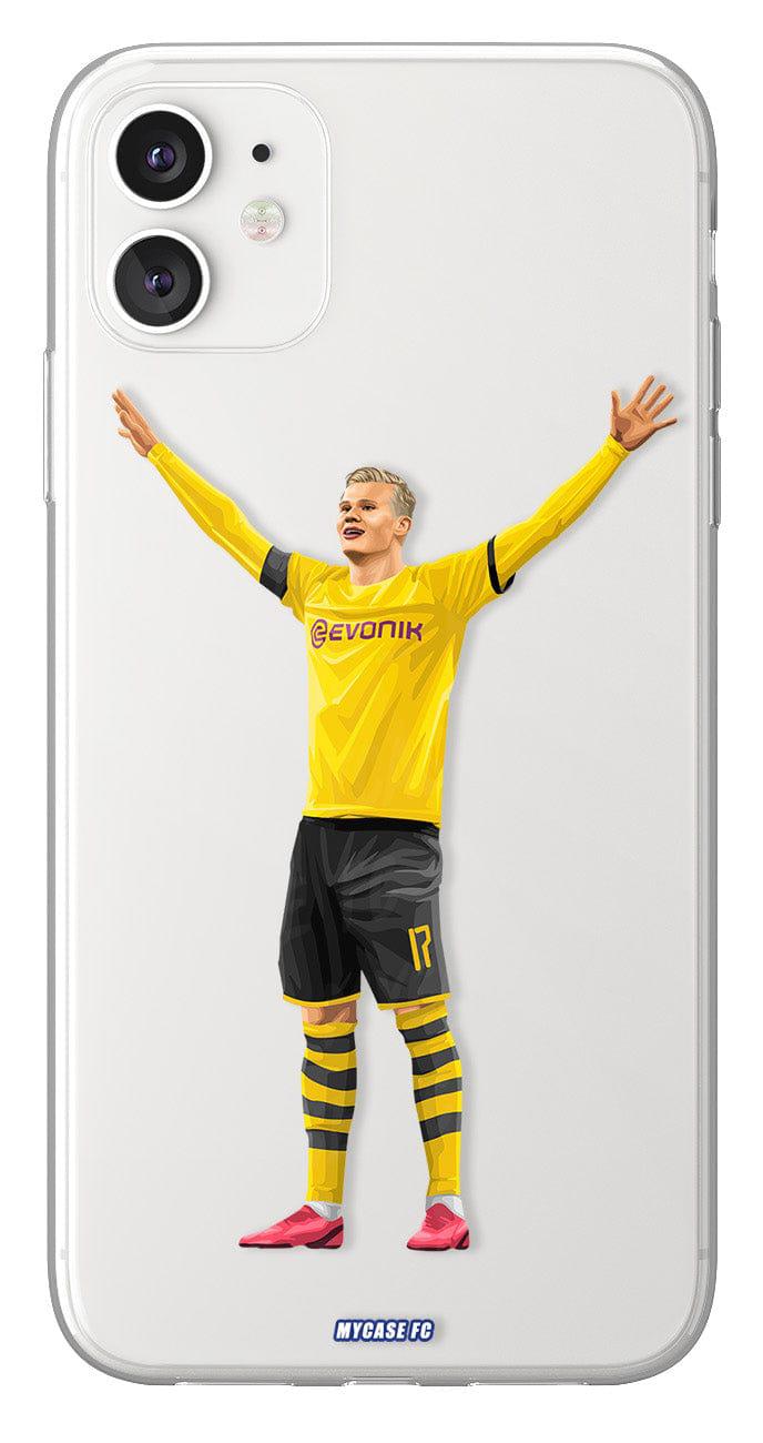 Coque de Erling Haaland avec Borussia Dortmund, Etui de téléphone de Football