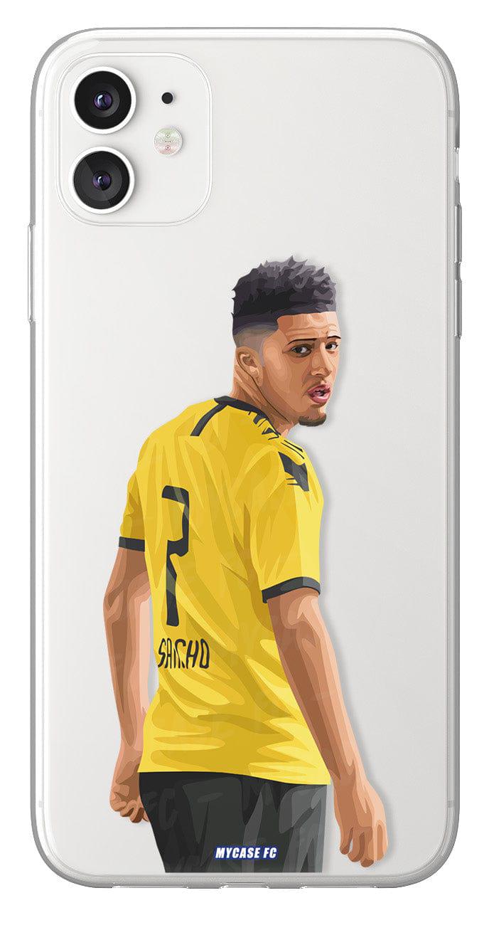 Coque de Jadon Sancho avec Borussia Dortmund, Etui de téléphone de Football