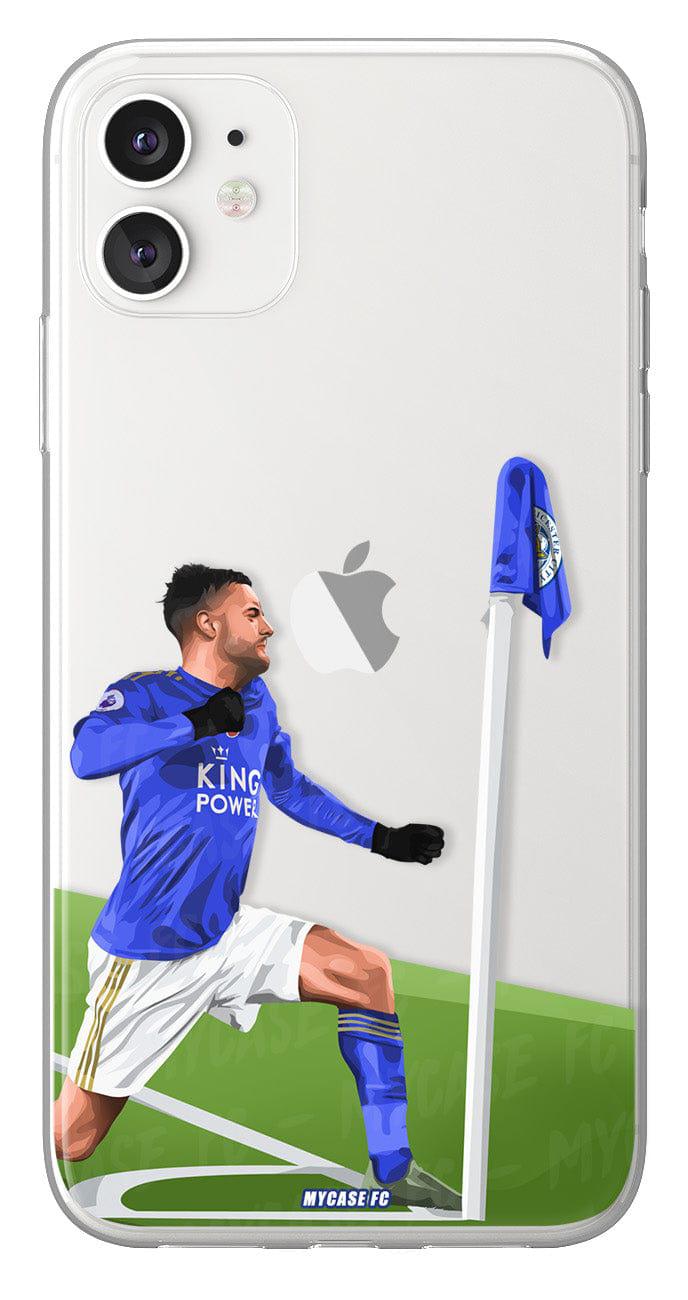 Coque de Jamie Vardy avec Leicester, Etui de téléphone de Football