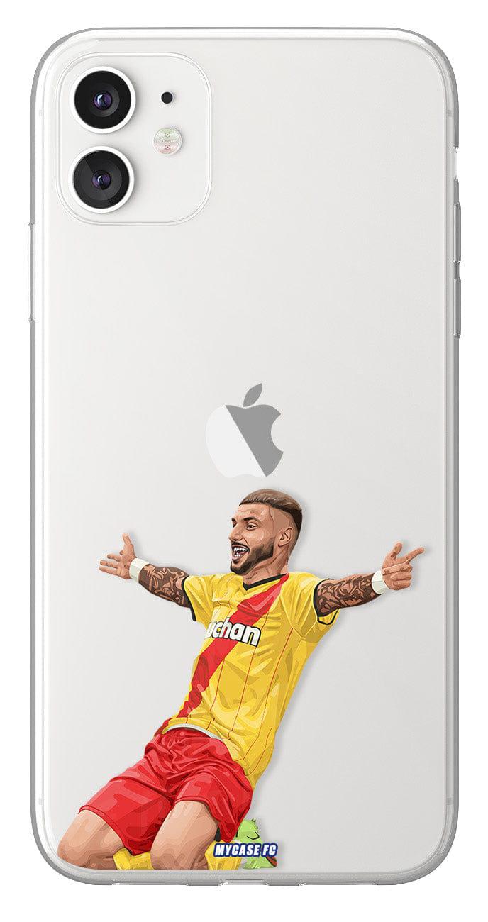 Coque de Jonathan Clauss avec Racing Club de Lens, Etui de téléphone de Football