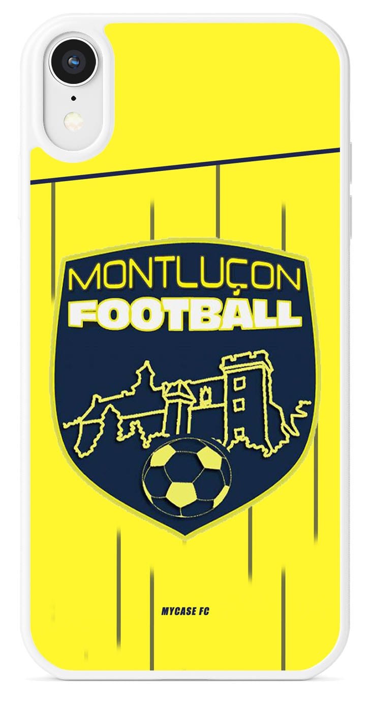 Coque de téléphone MONTLUÇON FOOTBALL DOMICILE AVEC LOGO