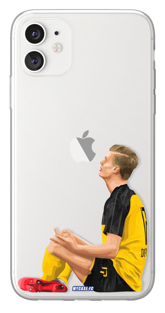 Coque de Erding Haaland avec Borussia Dortmund, Etui de téléphone de Football