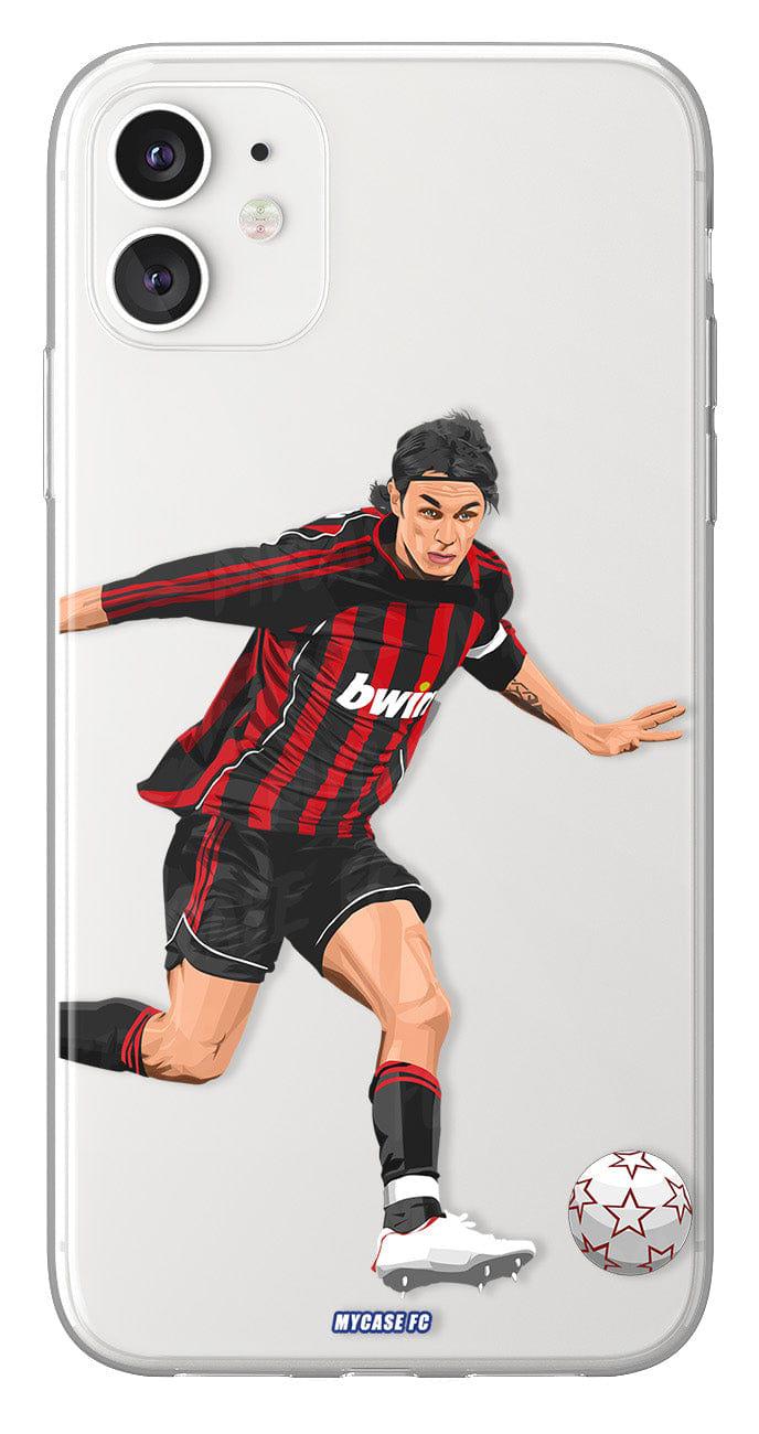 Coque de Paolo Maldini avec AC Milano, Etui de téléphone de Football