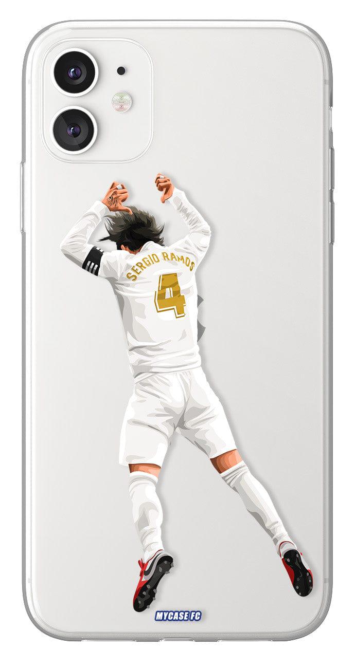 Coque de Sergio Ramos avec Real Madrid CF, Etui de téléphone de Football