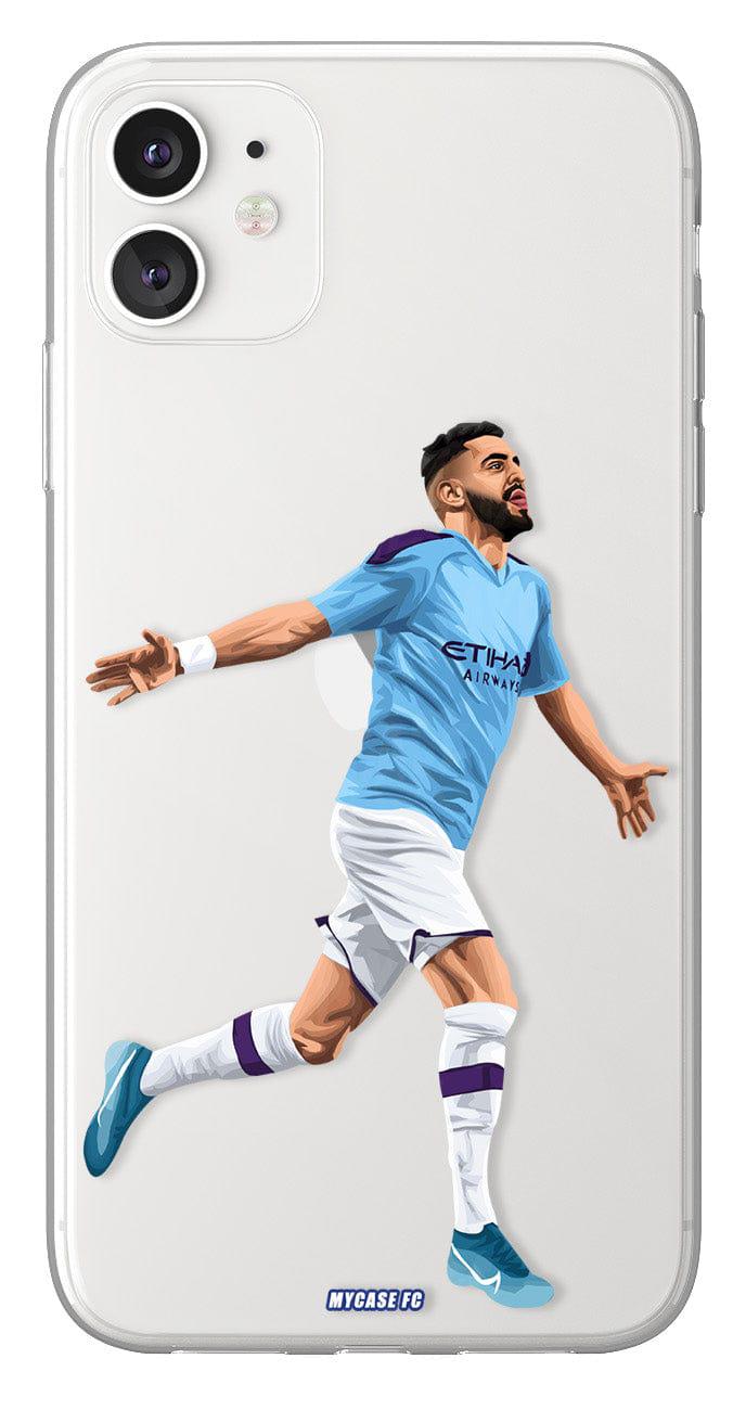 Coque de Riyad Mahrez avec Manchester City, Etui de téléphone de Football