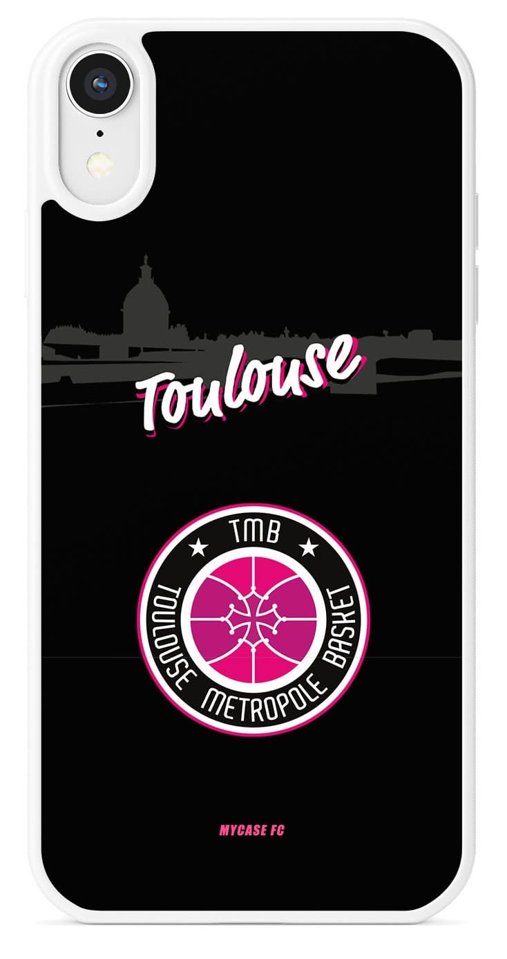 Coque de téléphone TOULOUSE METROPOLE BASKET DOMICILE AVEC LOGO