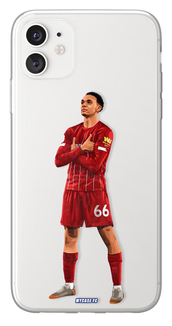 Coque de Trent Alexander-Arnold avec Liverpool Football Club, Etui de téléphone de Football